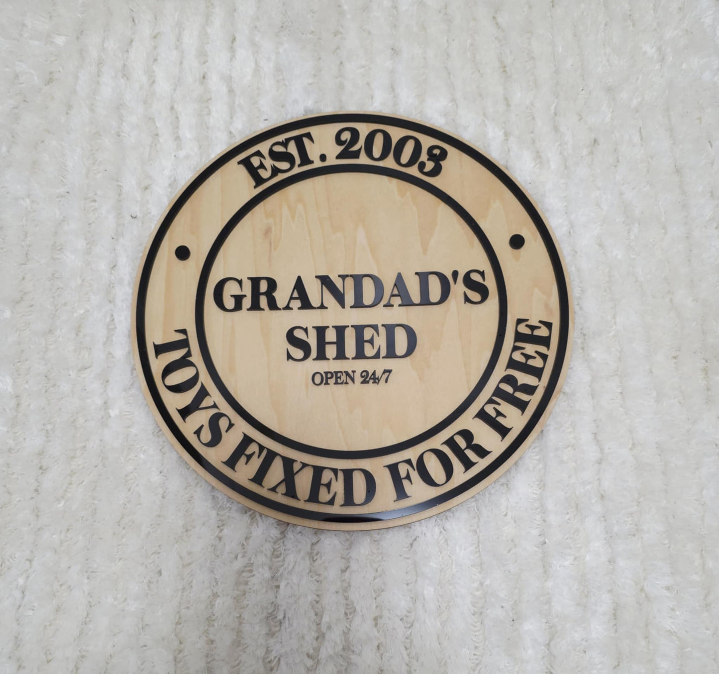 Grandads Shed Sign