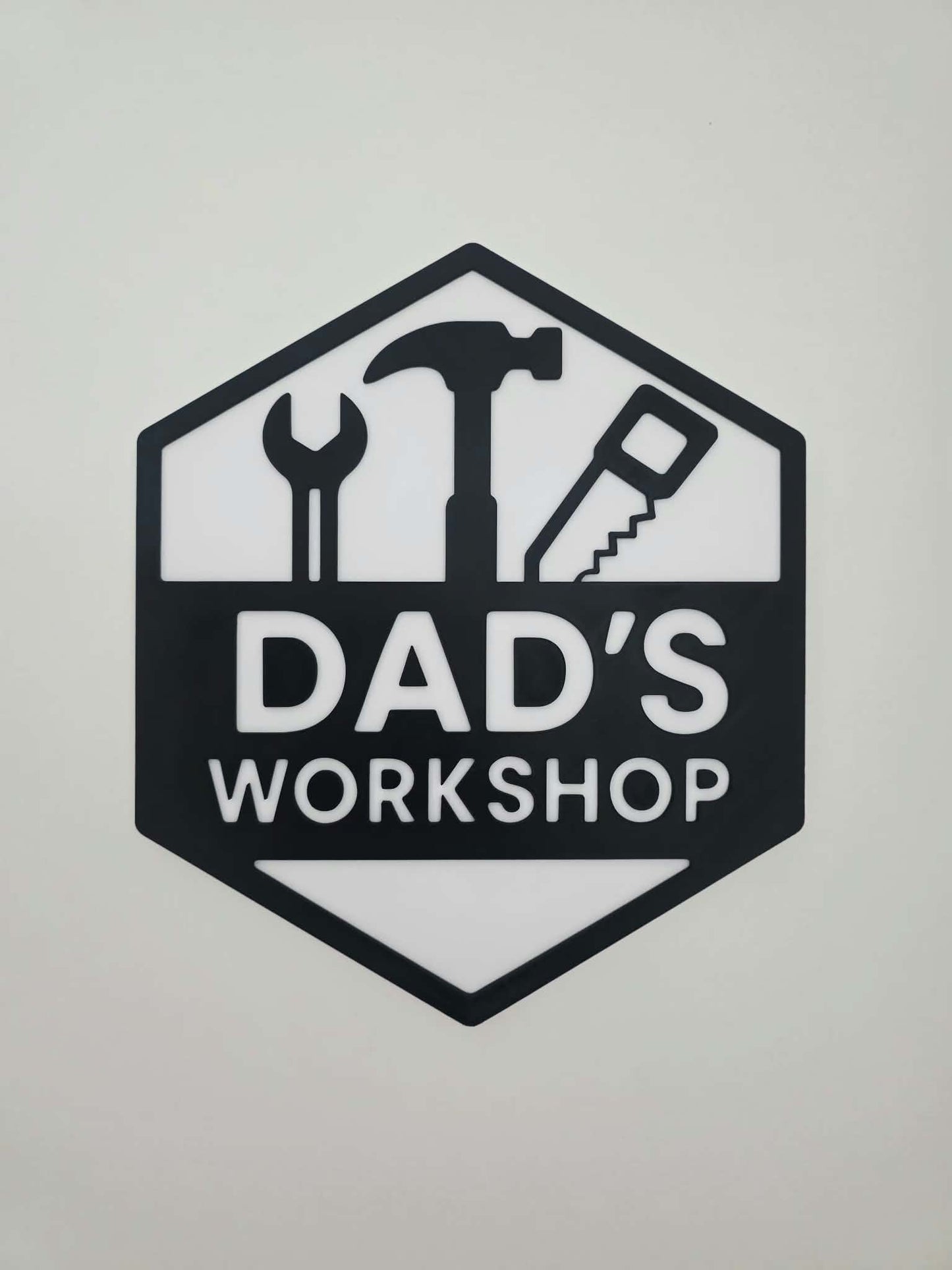 3D Printed Dad's Workshop Sign