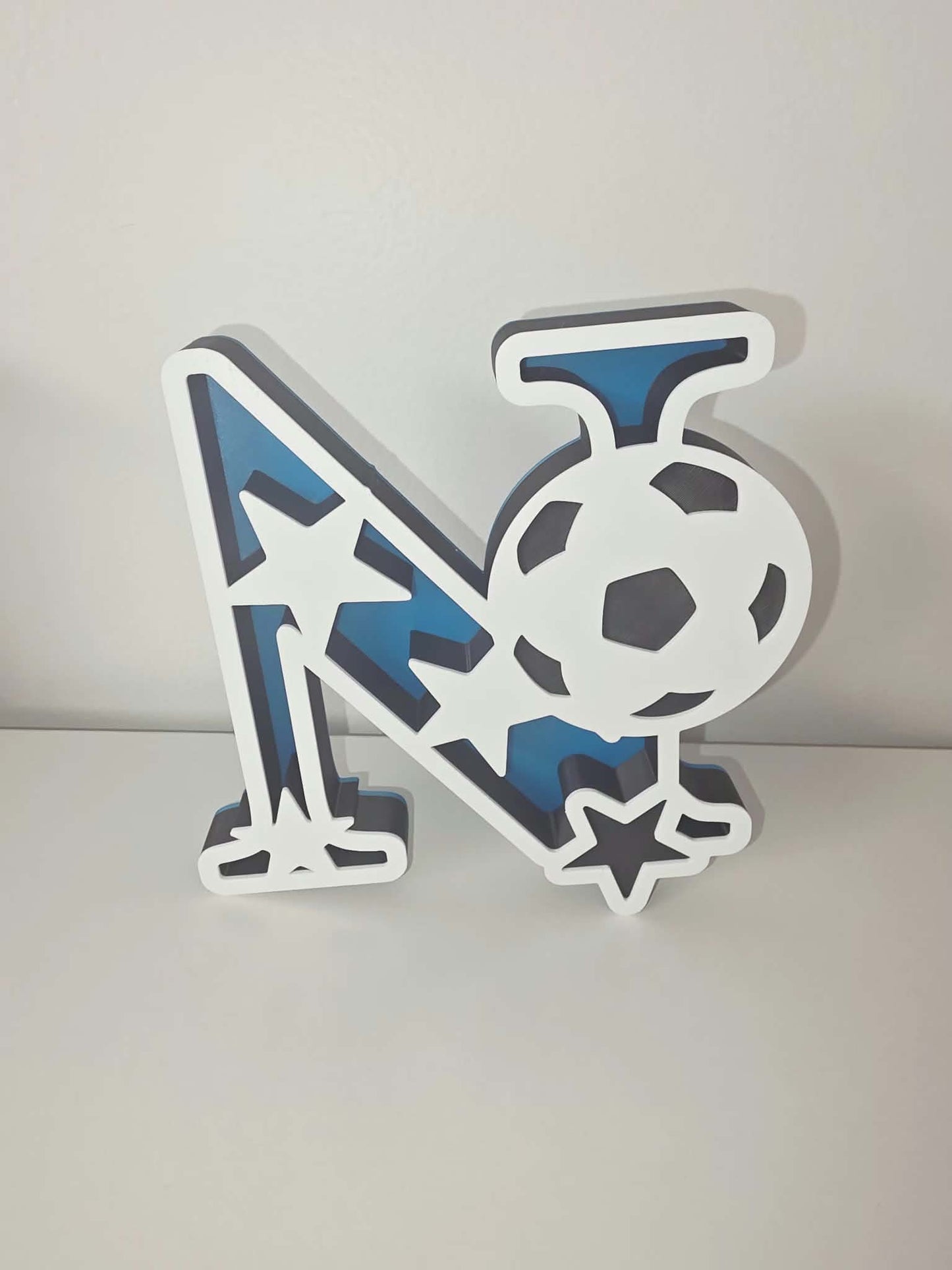 Soccer Personalised Name Letters – 3D Printed