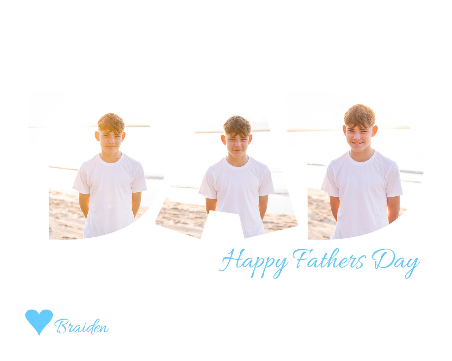 Dad personalised photo print- Digital File ONLY