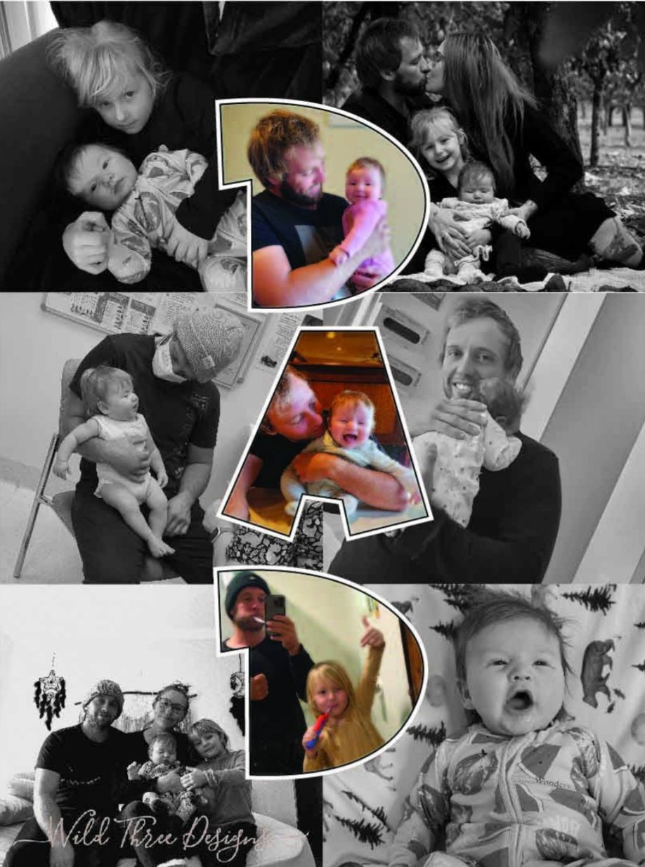 Father's day print - framed