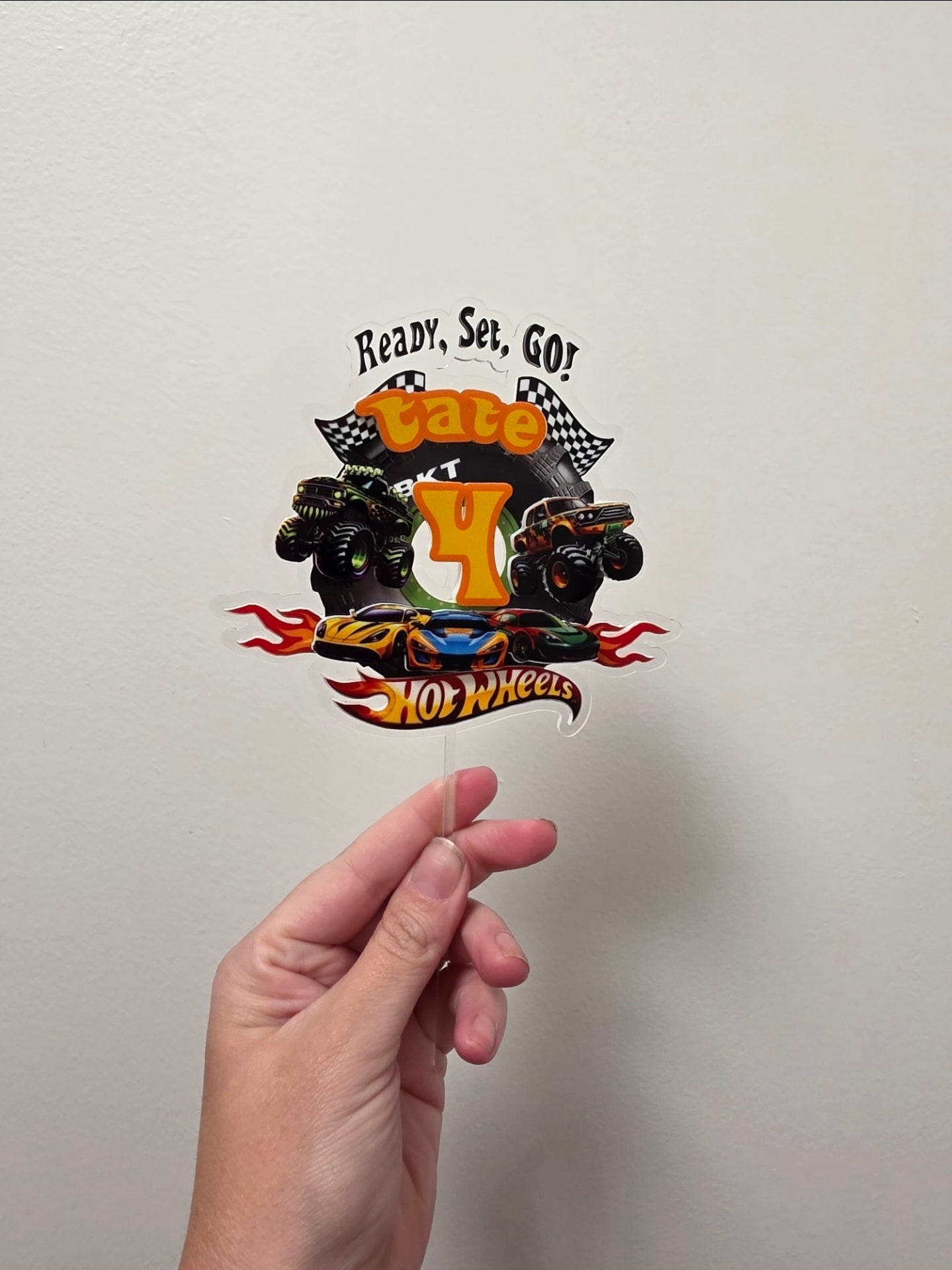 HOTWHEELS CAKE TOPPER