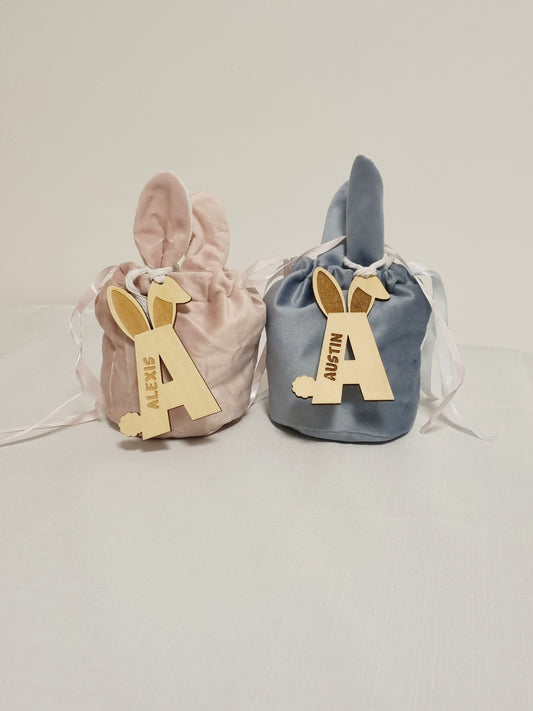 Easter Velvet Bunny Bag