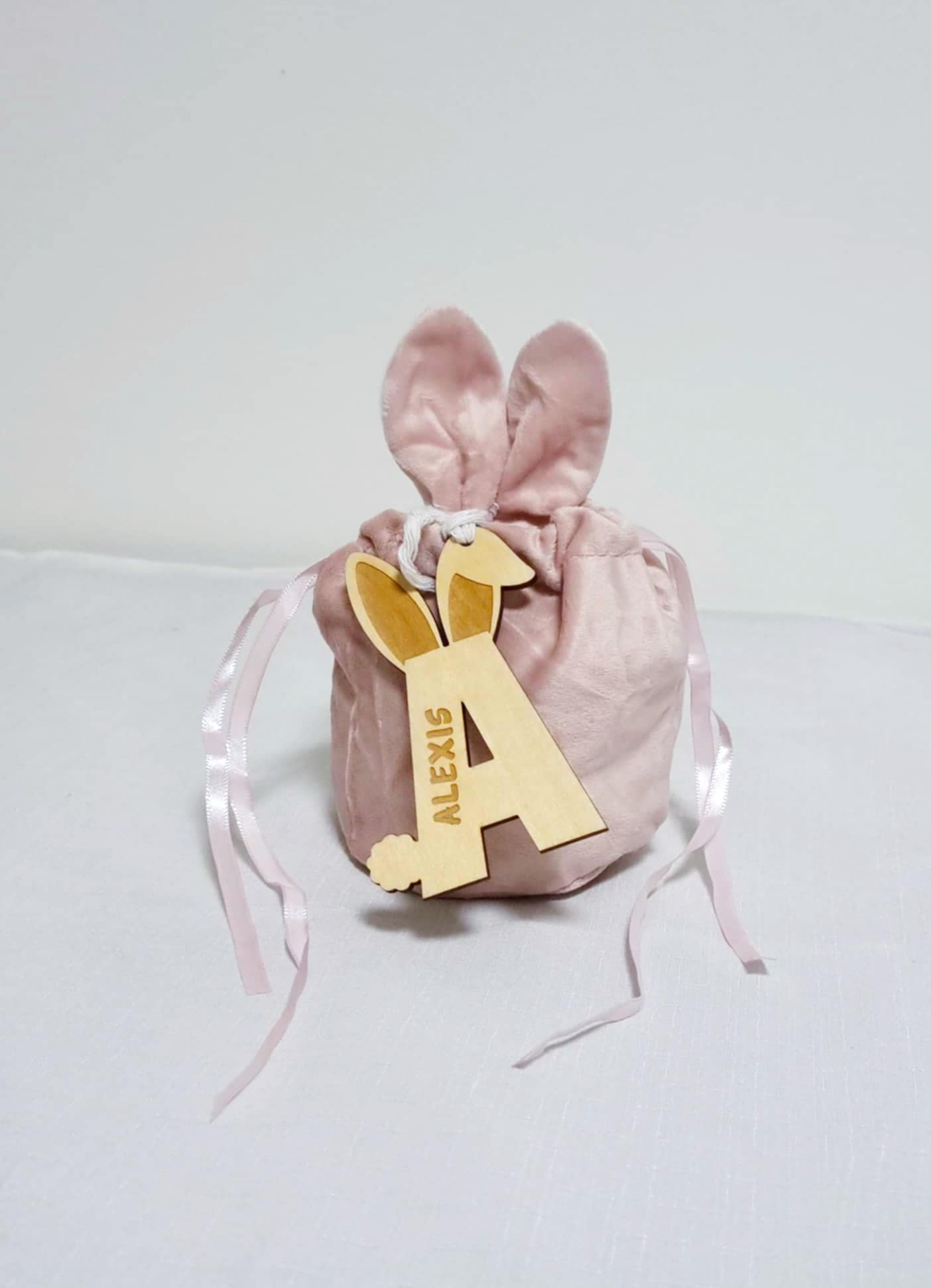 Easter Velvet Bunny Bag