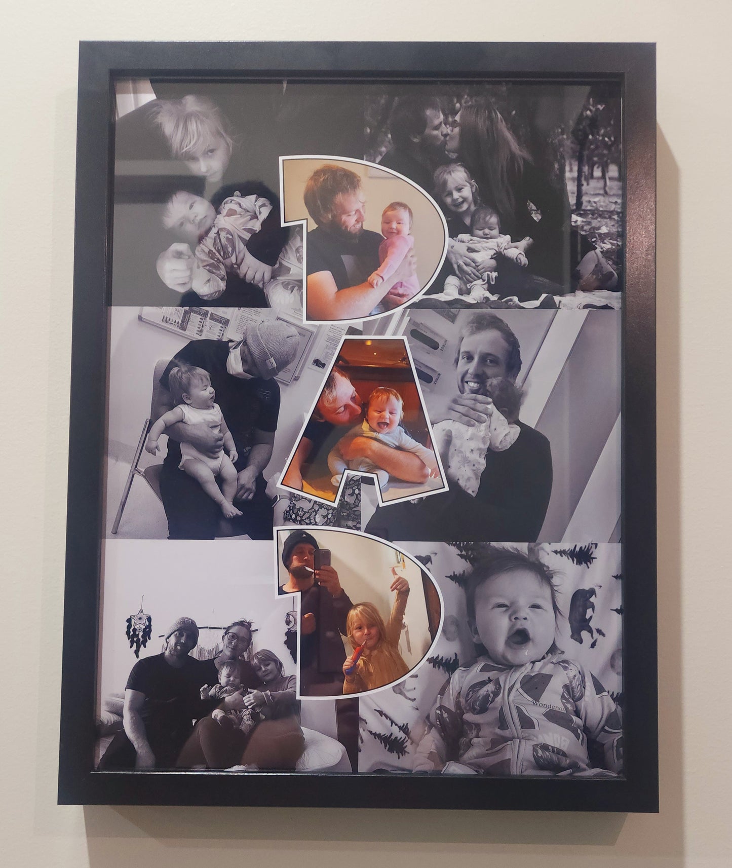 Father's day print - framed