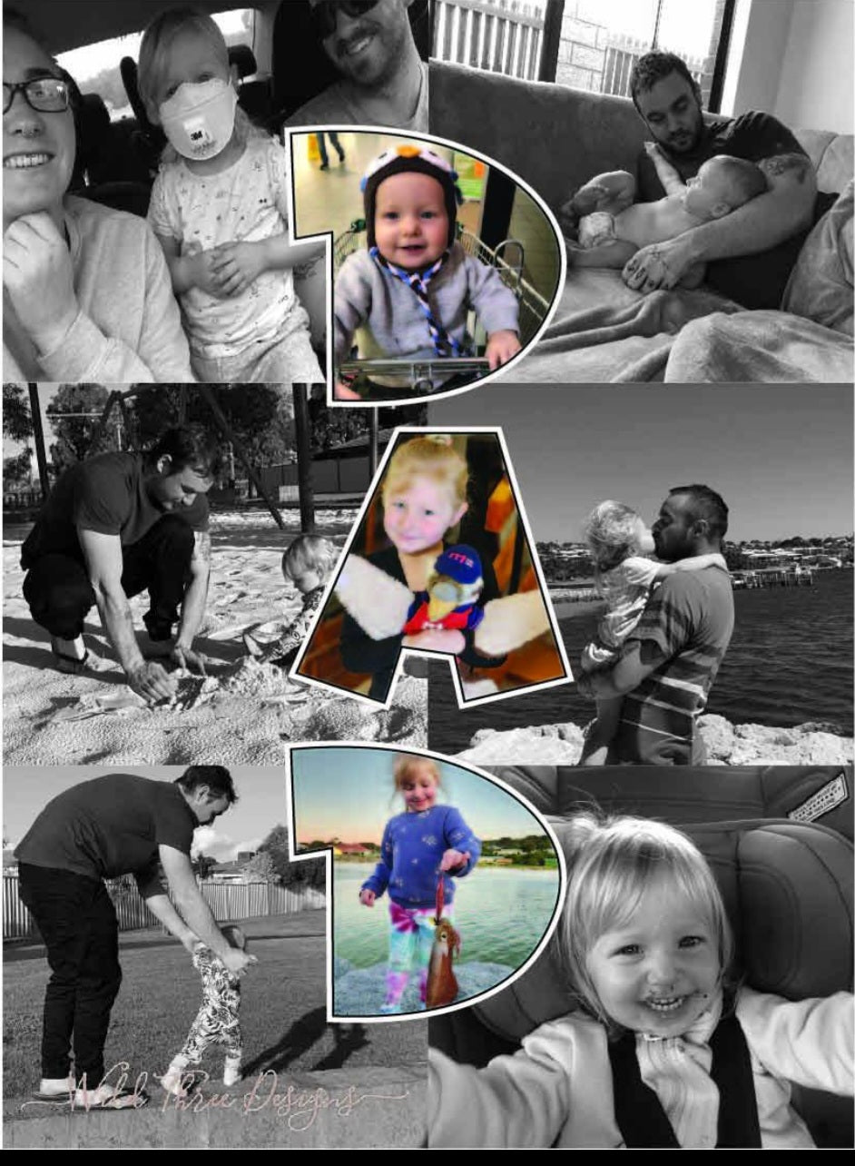 Father's day print - framed