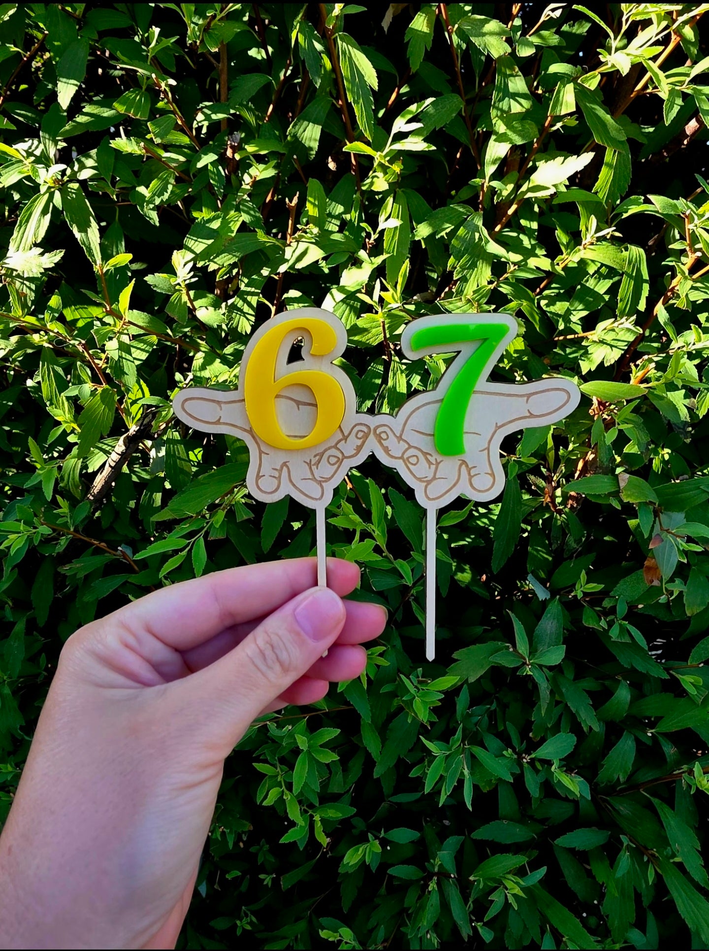 6 7 Double Layered Came Topper