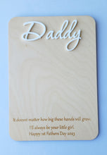 Load image into Gallery viewer, I`ll Always Be Your Little Man Plaque
