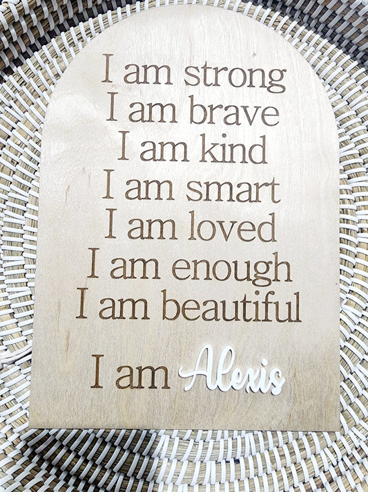 Affirmation plaques