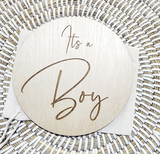 It's a boy plaque