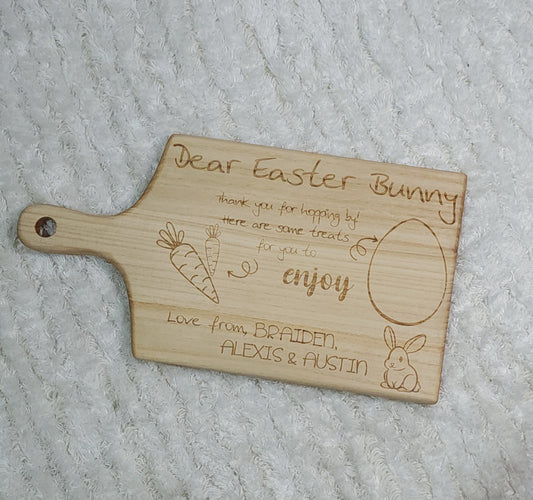 Easter Bunny Snack Board