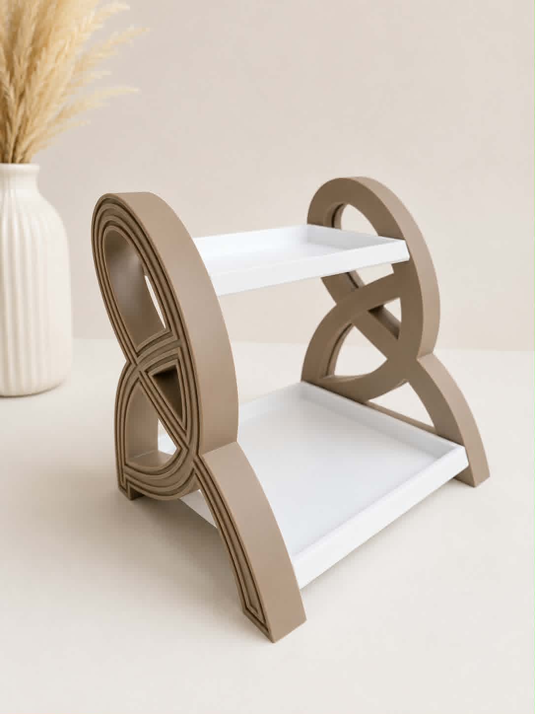 Small - Modern 2-Teir Vanity & Perfume Display Shelf