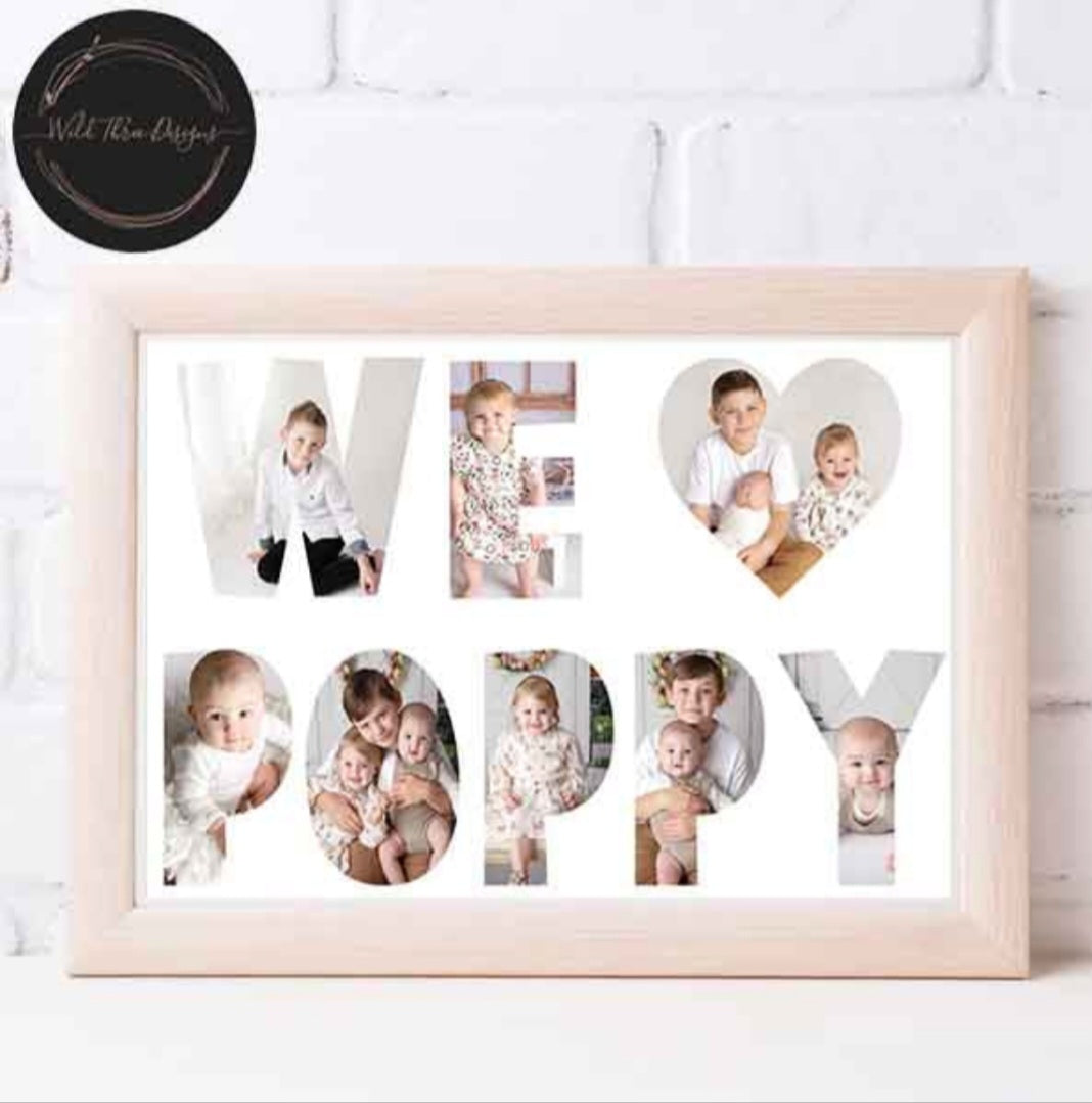 We love poppy - framed