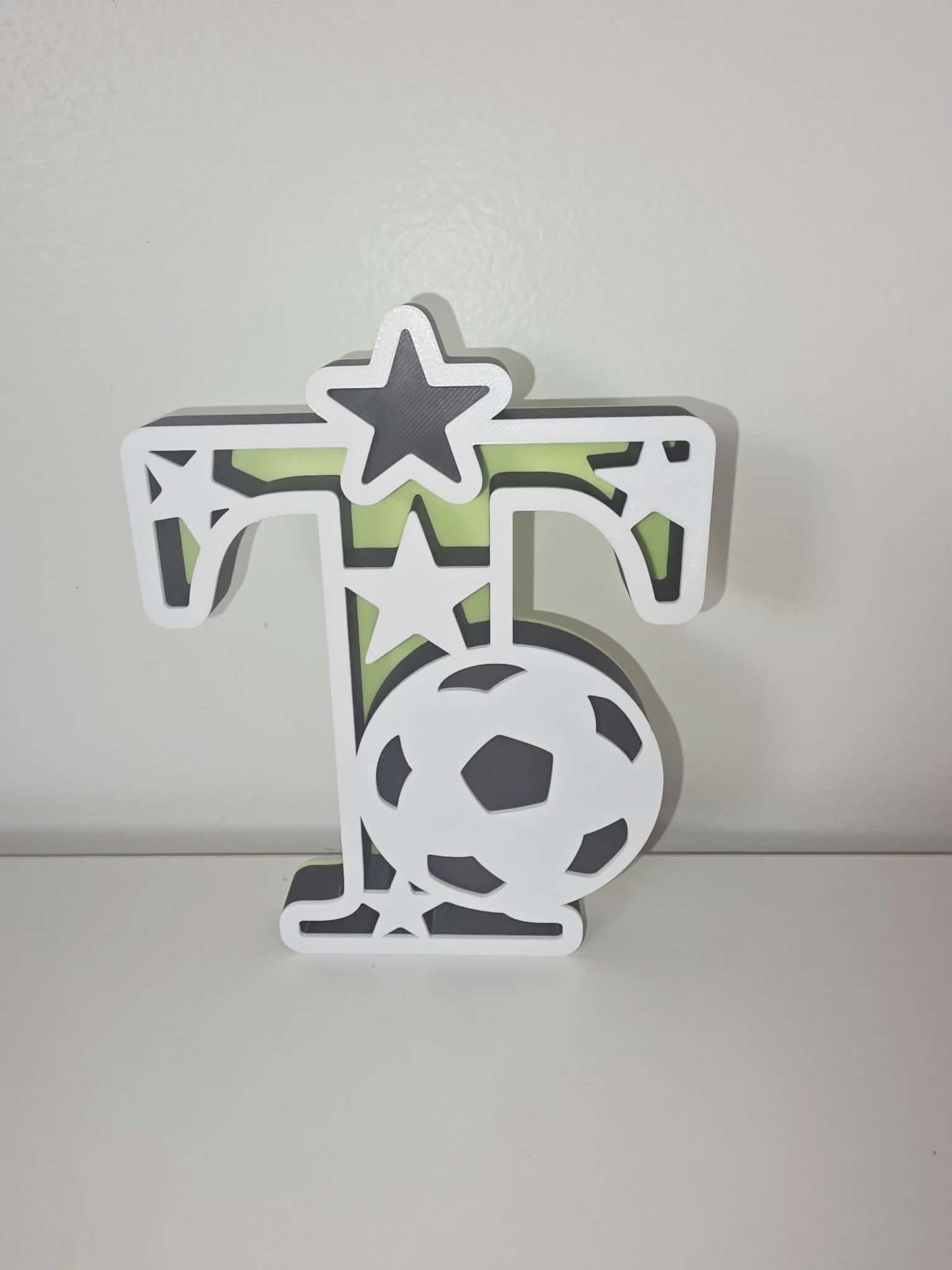 Soccer Personalised Name Letters – 3D Printed