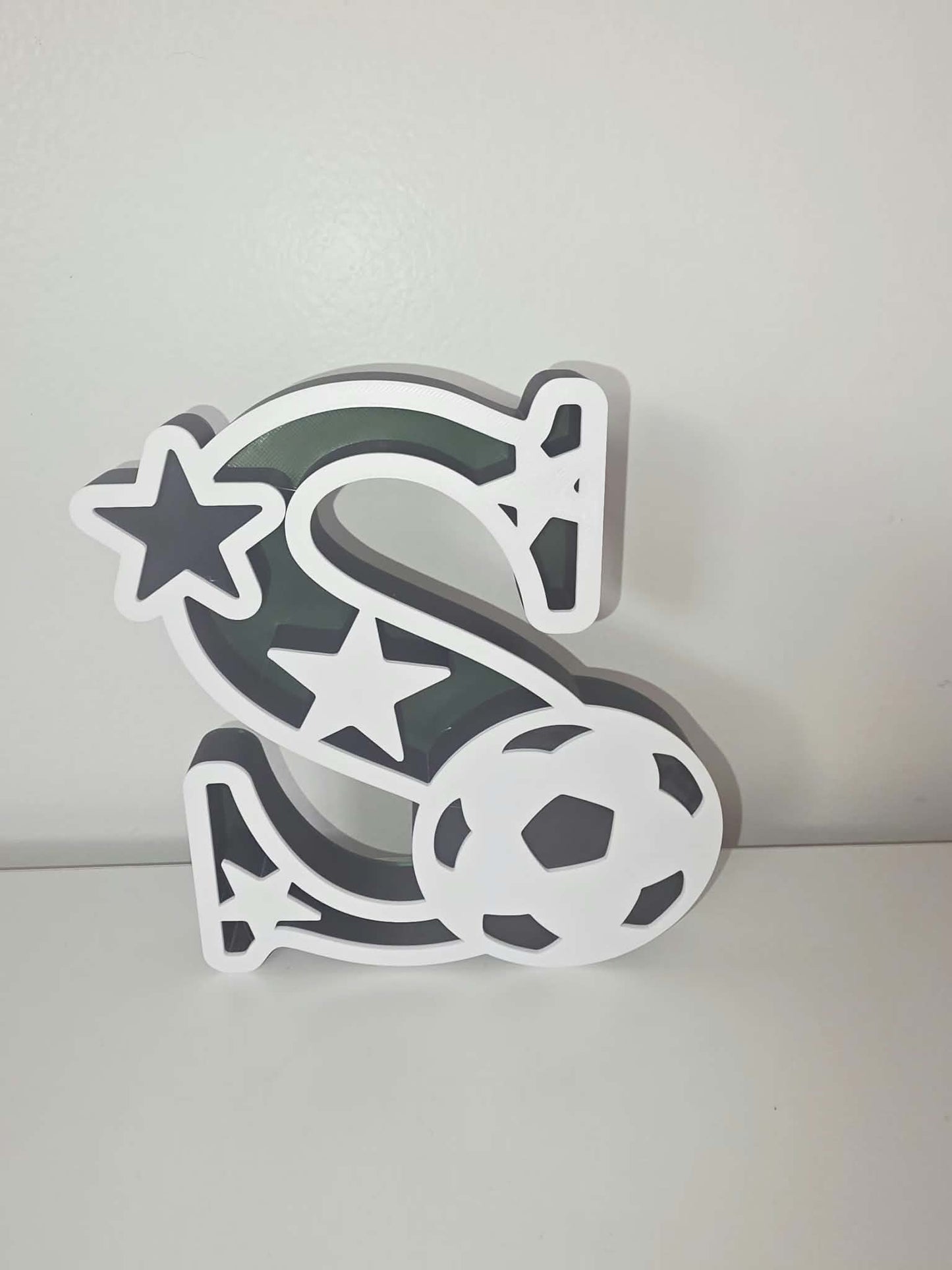 Soccer Personalised Name Letters – 3D Printed