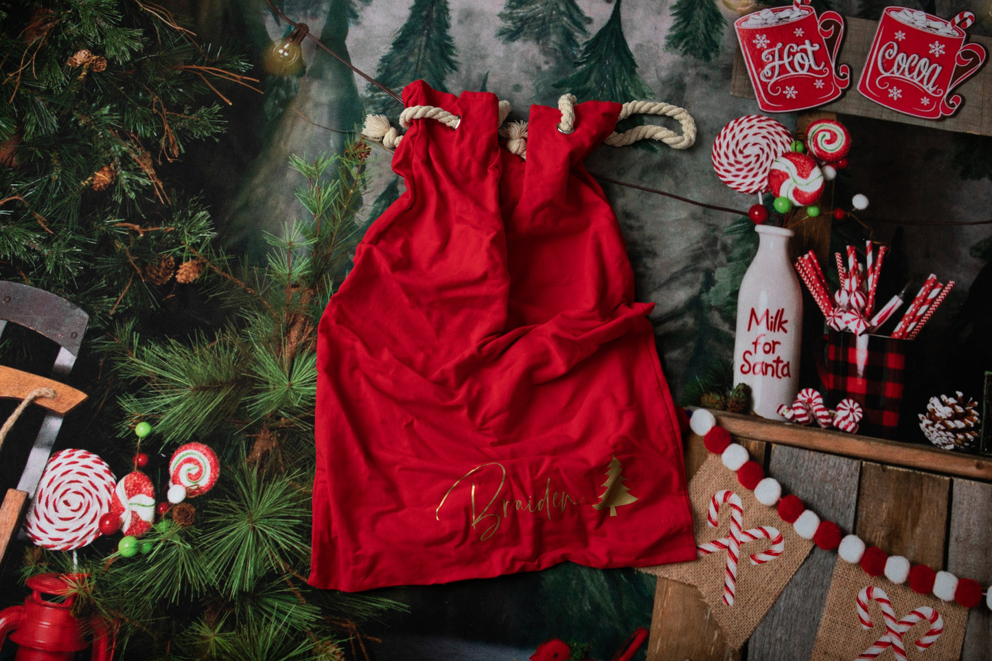 Red Santa Sack