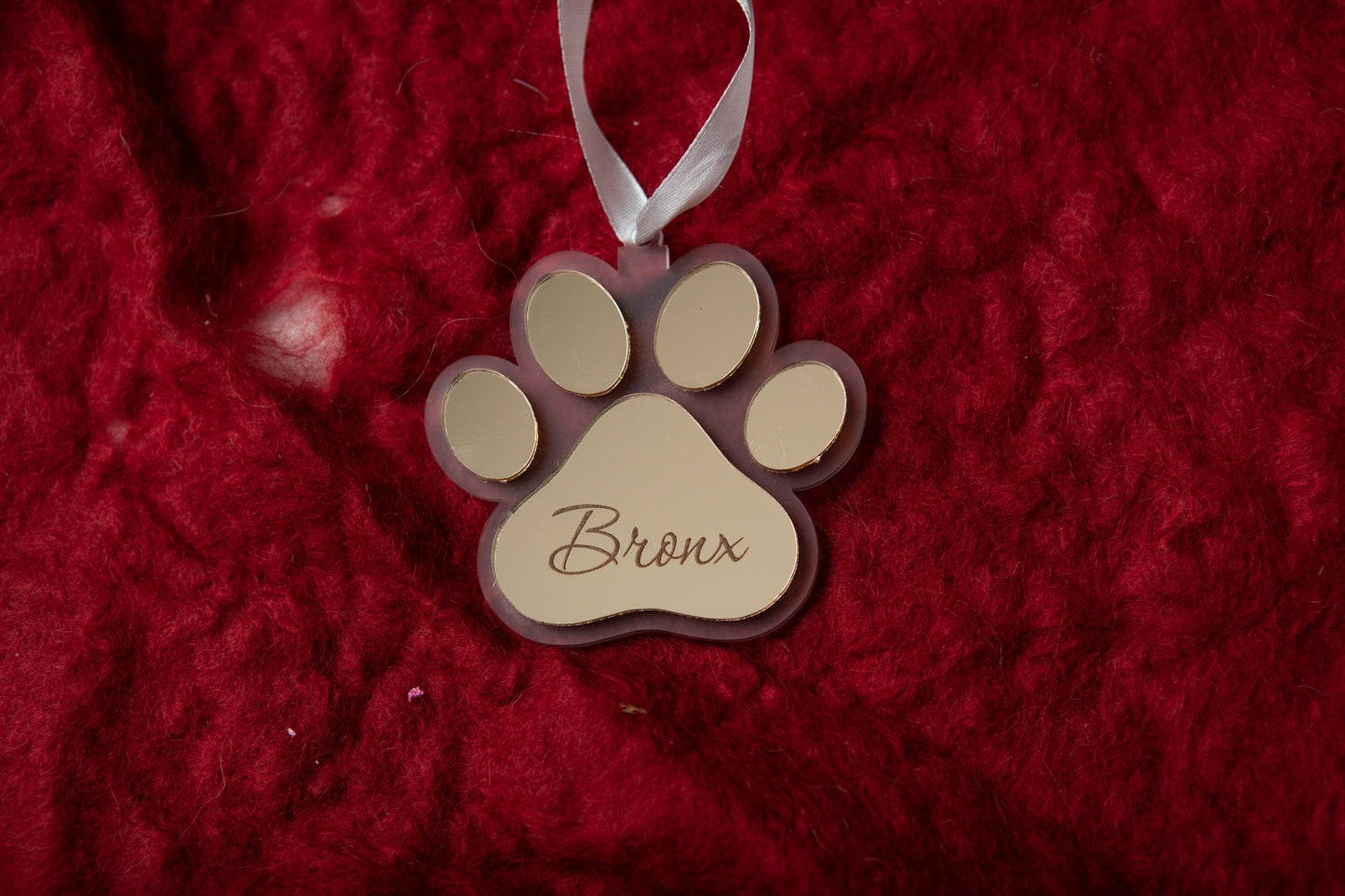 Paw print Ornament