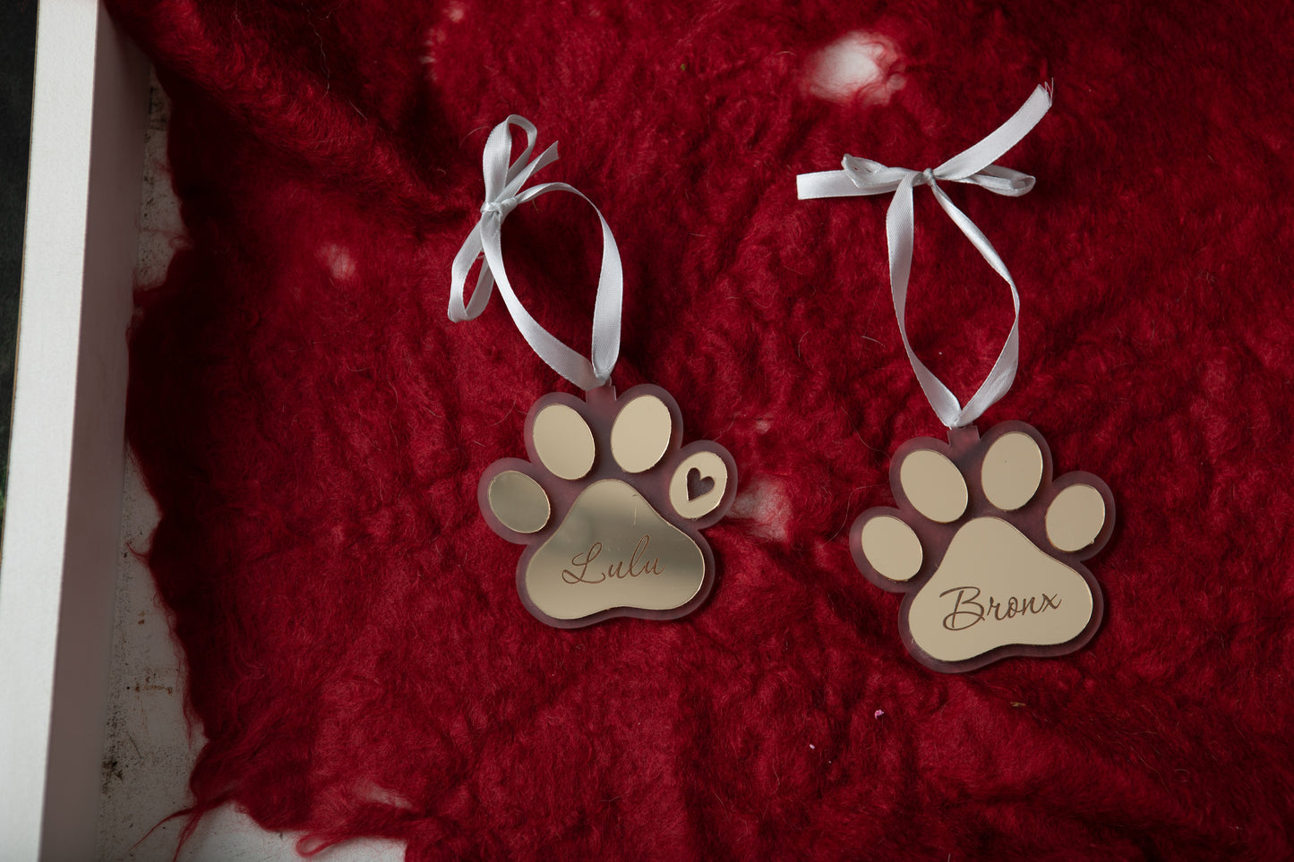 Paw print Ornament