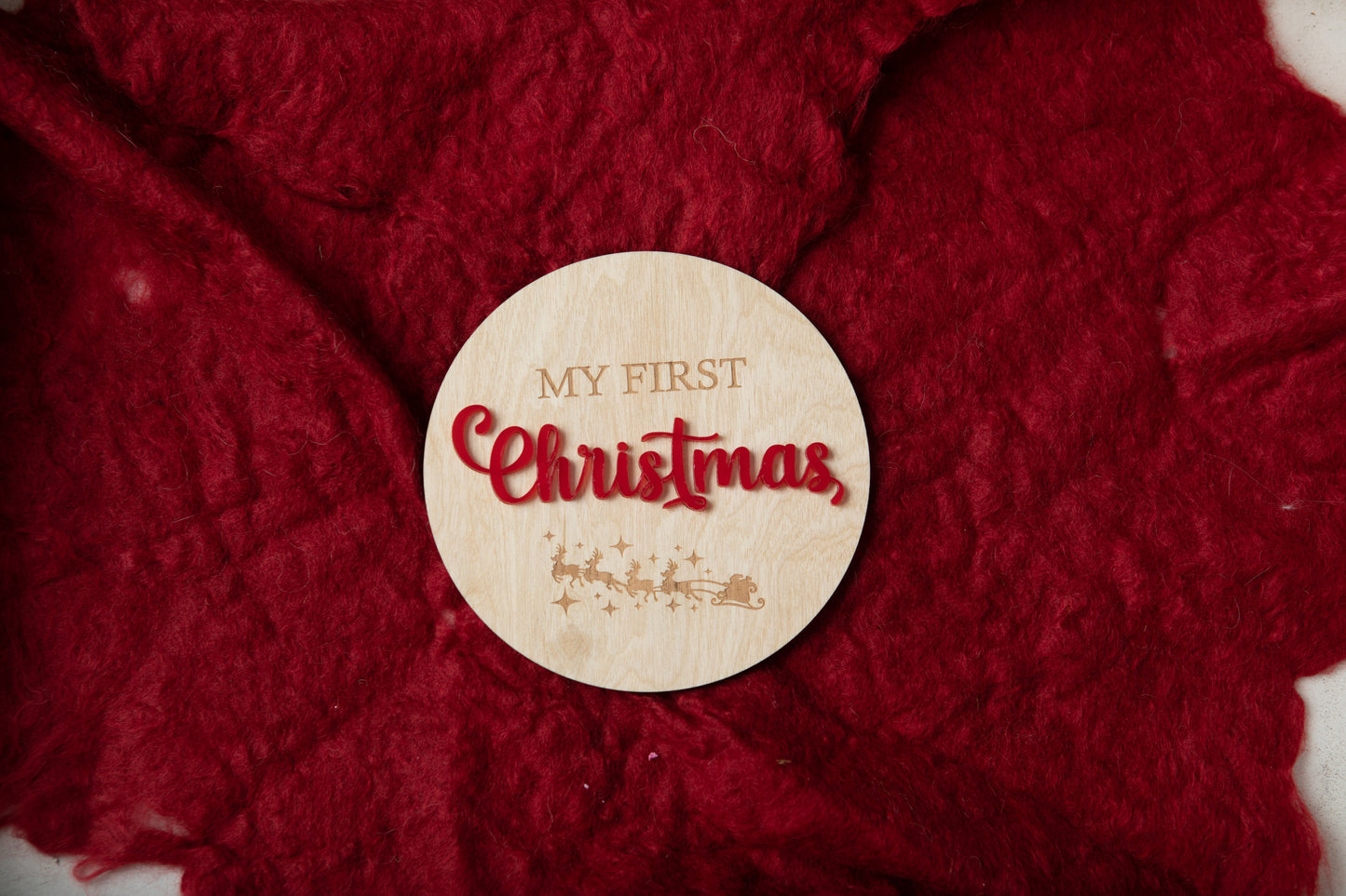 My First Christmas - Santa sleigh