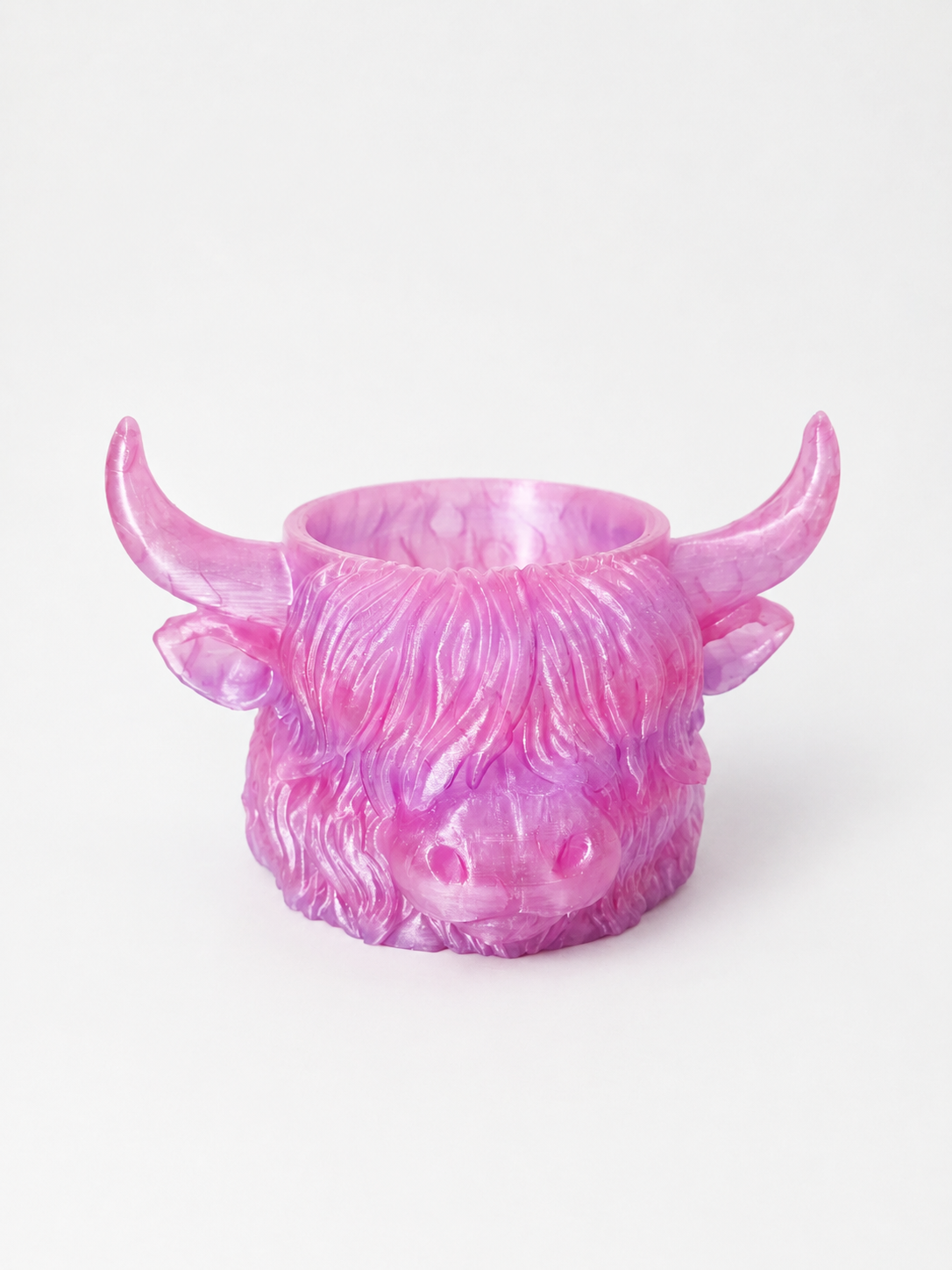 3D Printed Highland Cow Vase