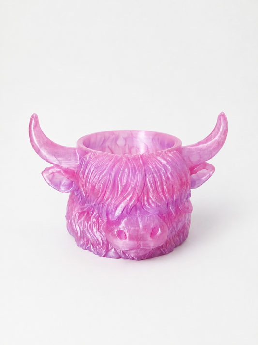 3D Printed Highland Cow Vase