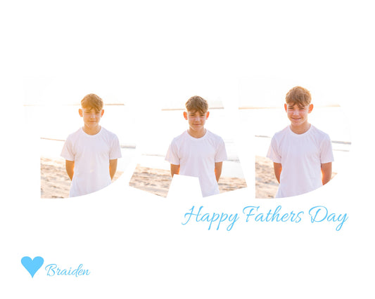 Dad personalised photo print- Digital File ONLY