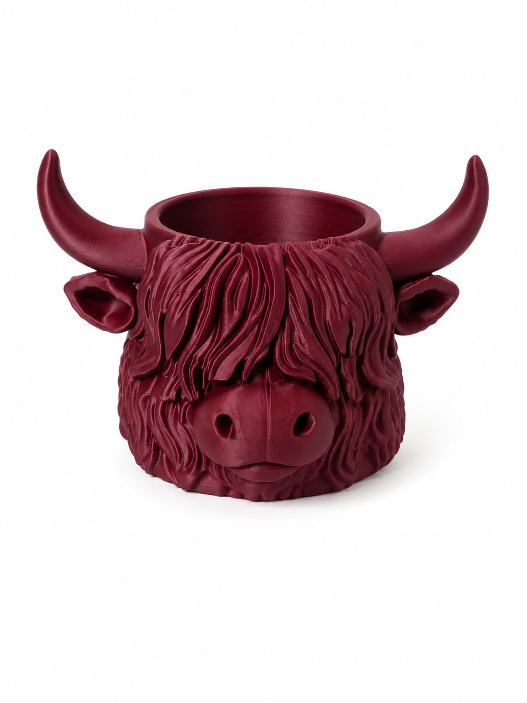 3D Printed Highland Cow Vase