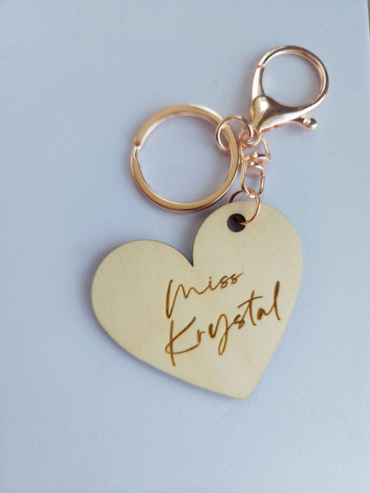 Teacher's keyring.