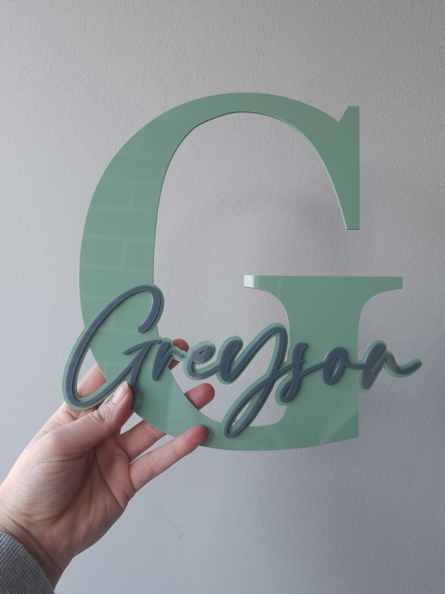 Greyson - Acrylic door sign