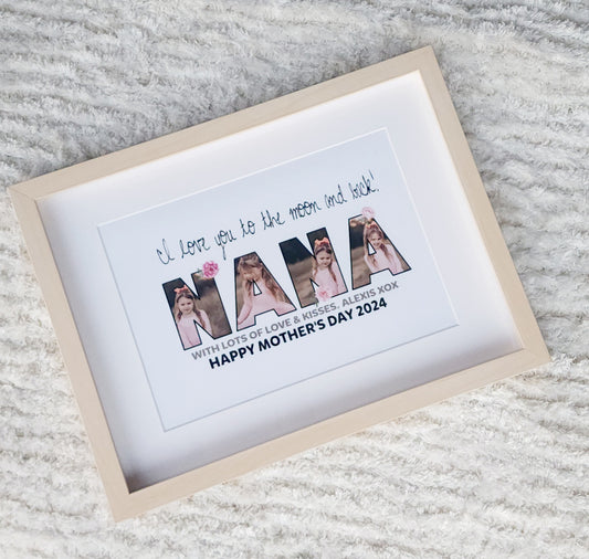 Personalised  Frame - flowers