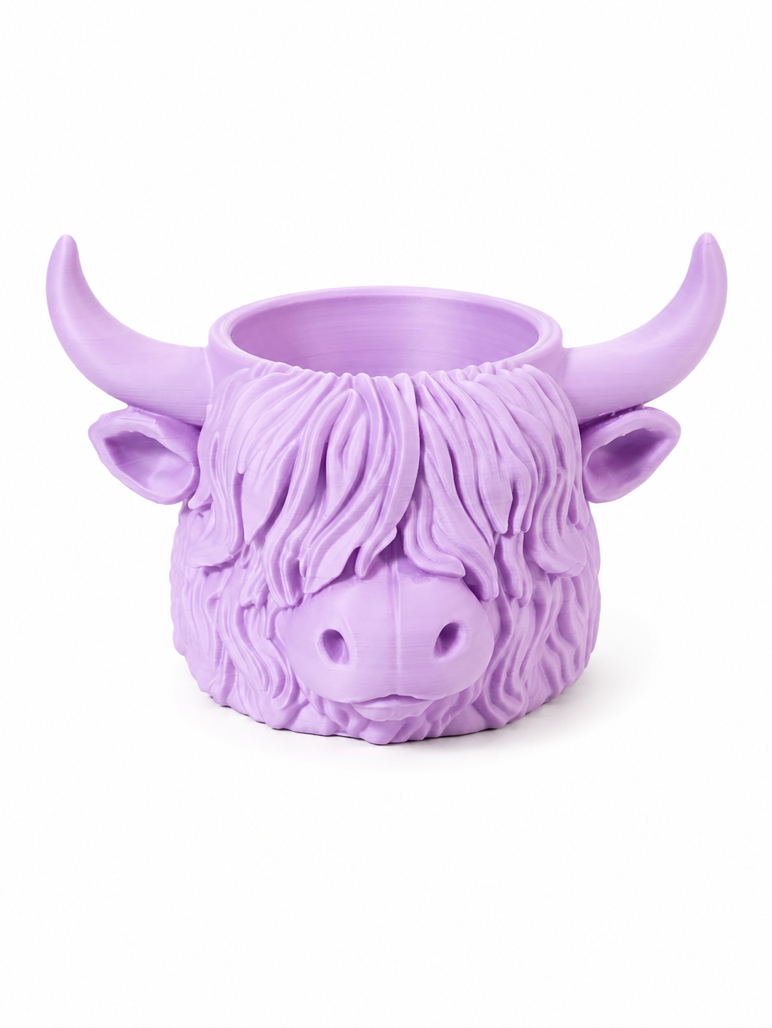 3D Printed Highland Cow Vase