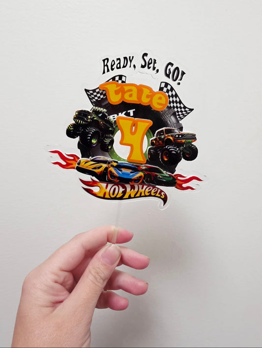 HOTWHEELS CAKE TOPPER