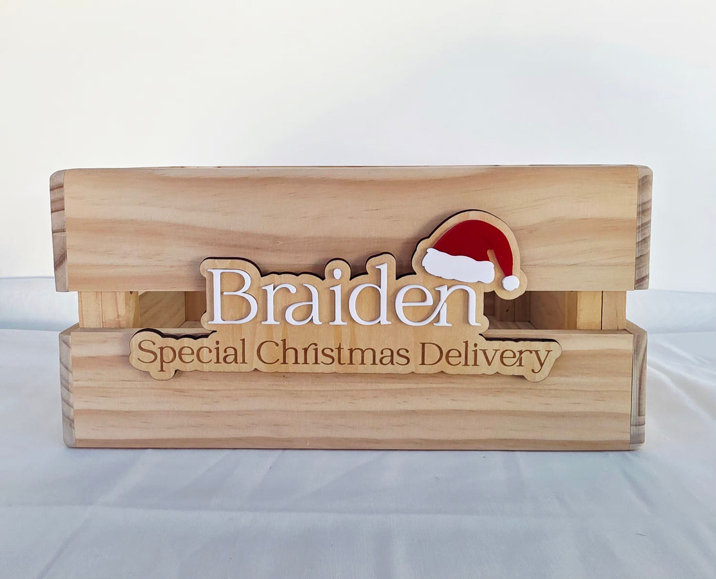 Personalised Christmas Crate small