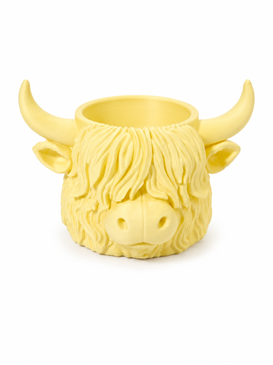 3D Printed Highland Cow Vase