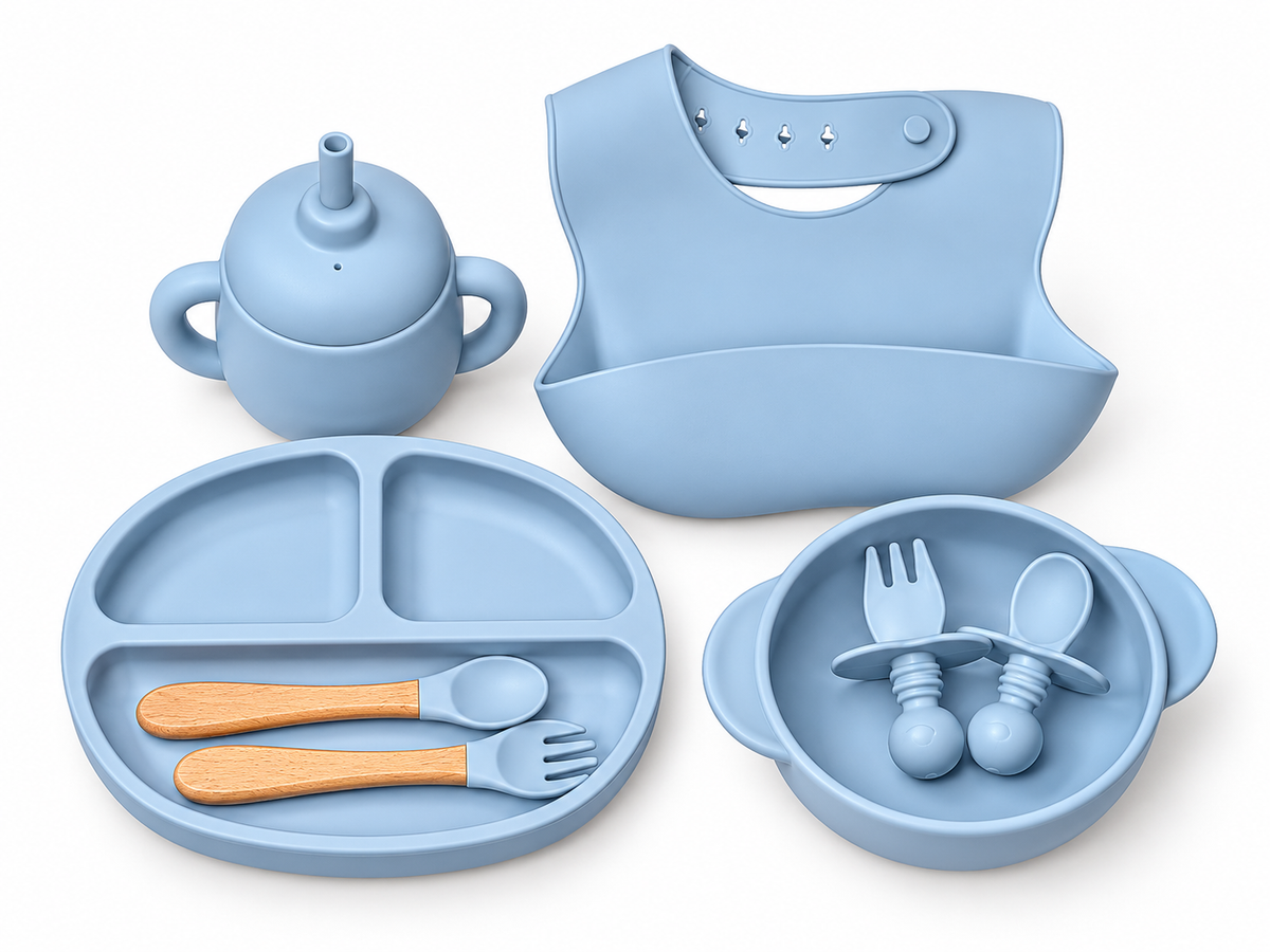 Silicone Baby Feeding Sets.