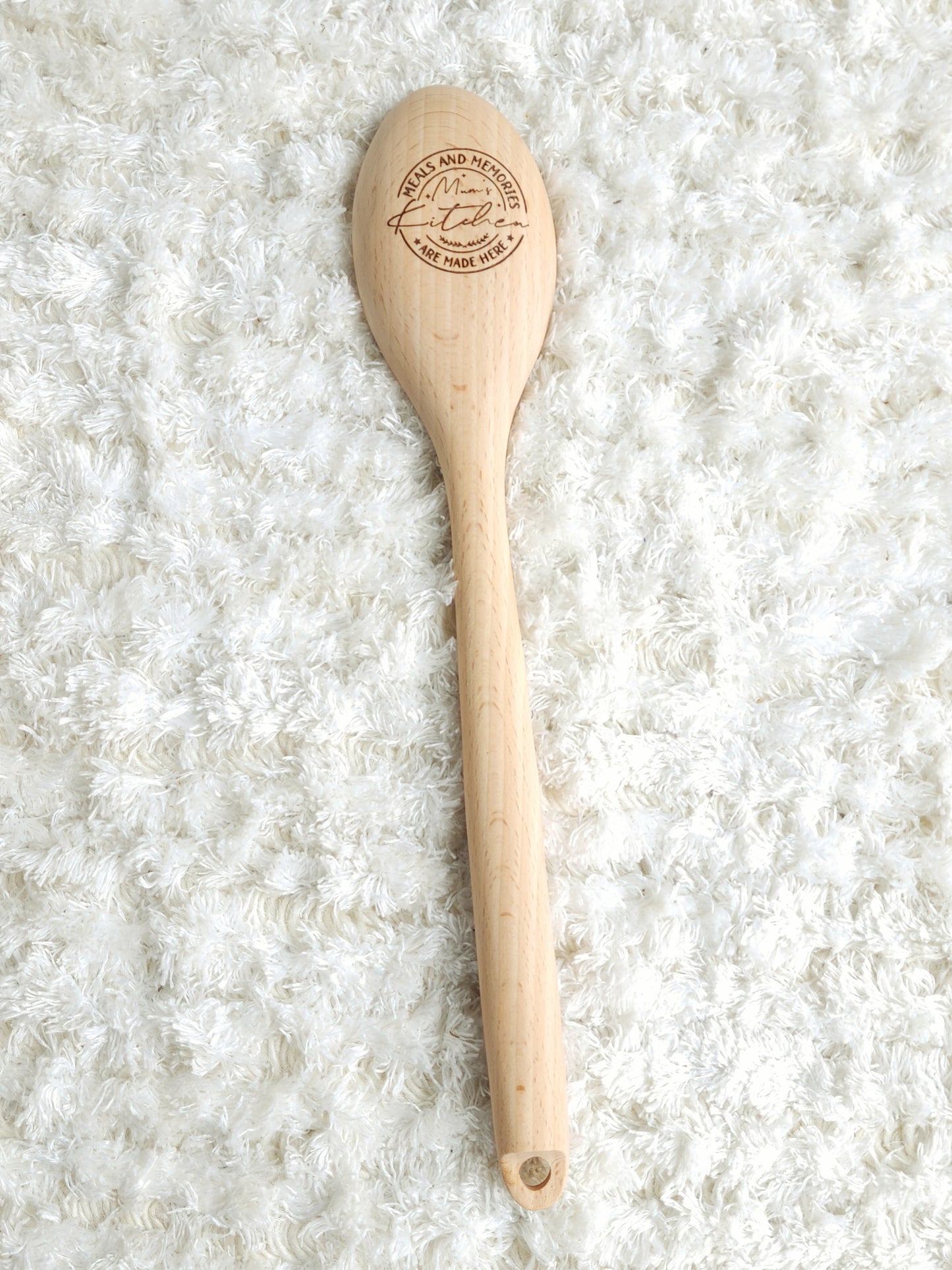 Personalised wooden spoons