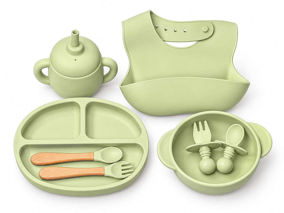 Silicone Baby Feeding Sets.