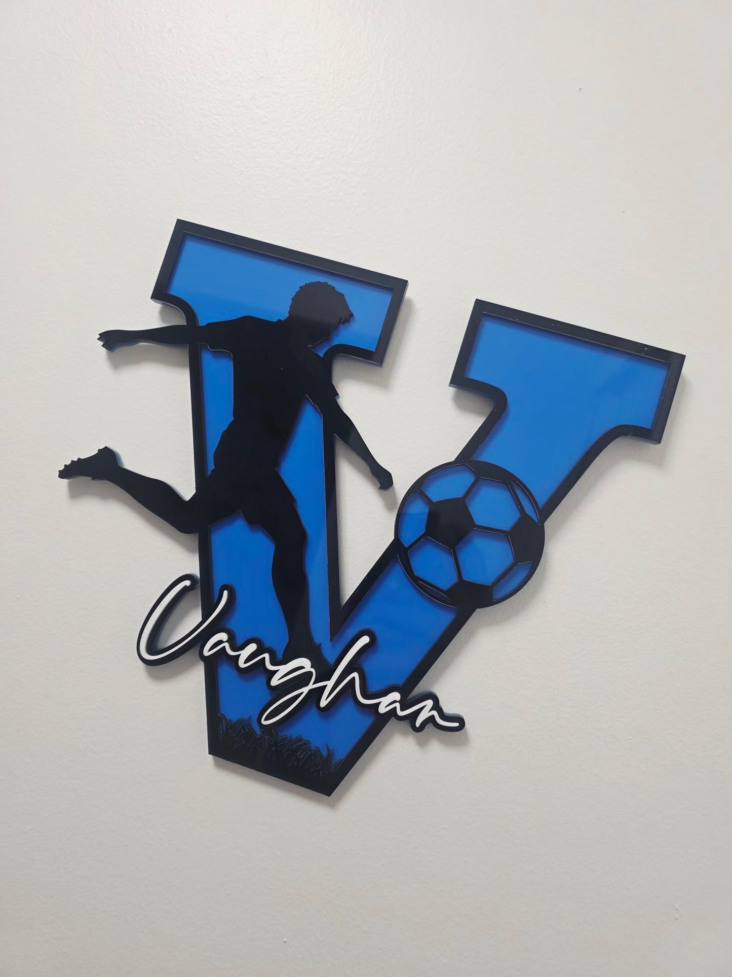 Soccer Wall Letter – Personalised Name Sign