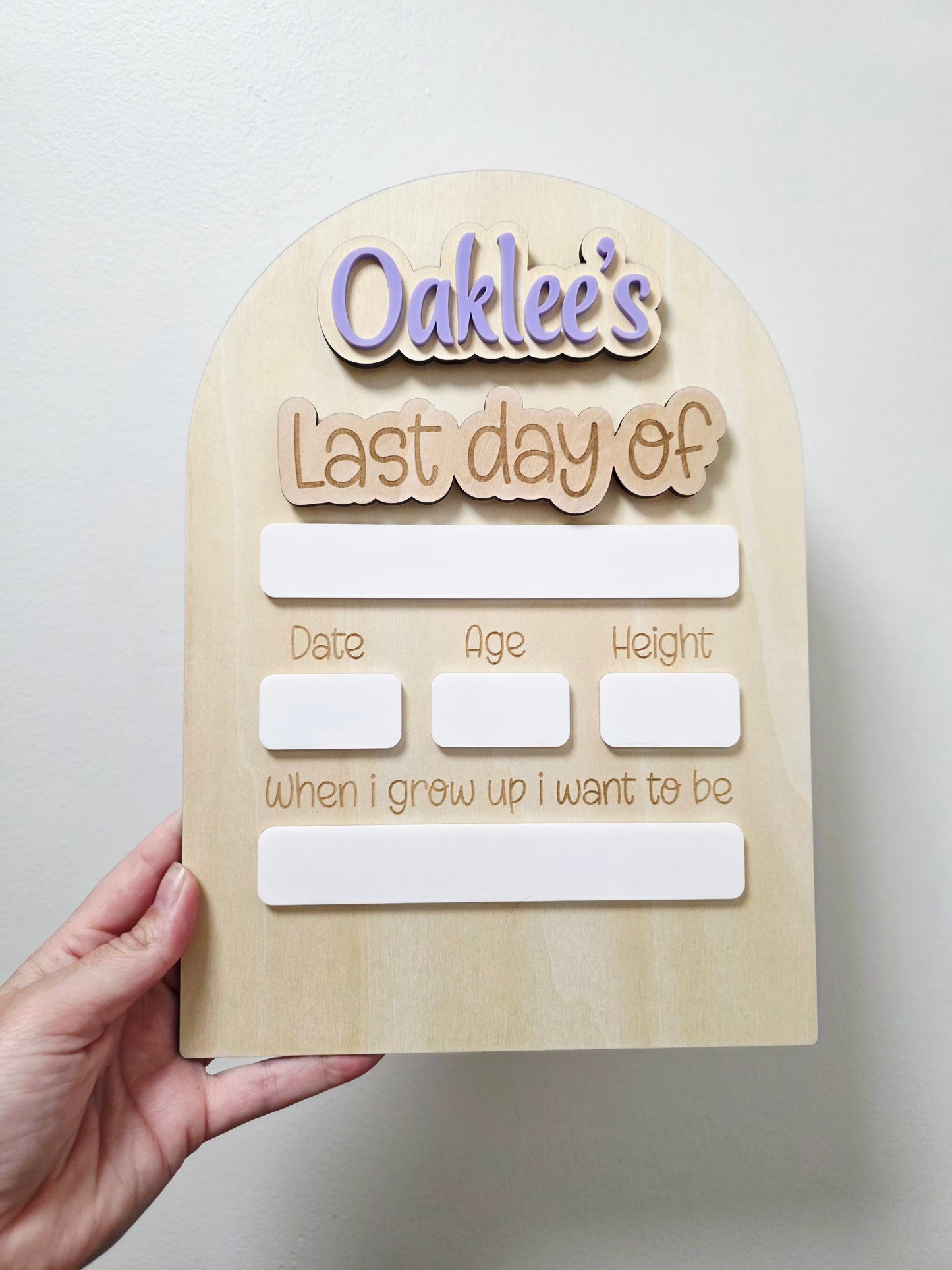 First Day / Last Day Interchangeable