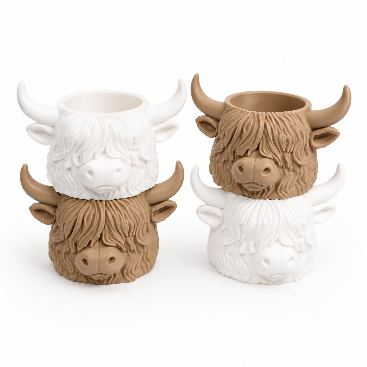 3D Printed Highland Cow Vase