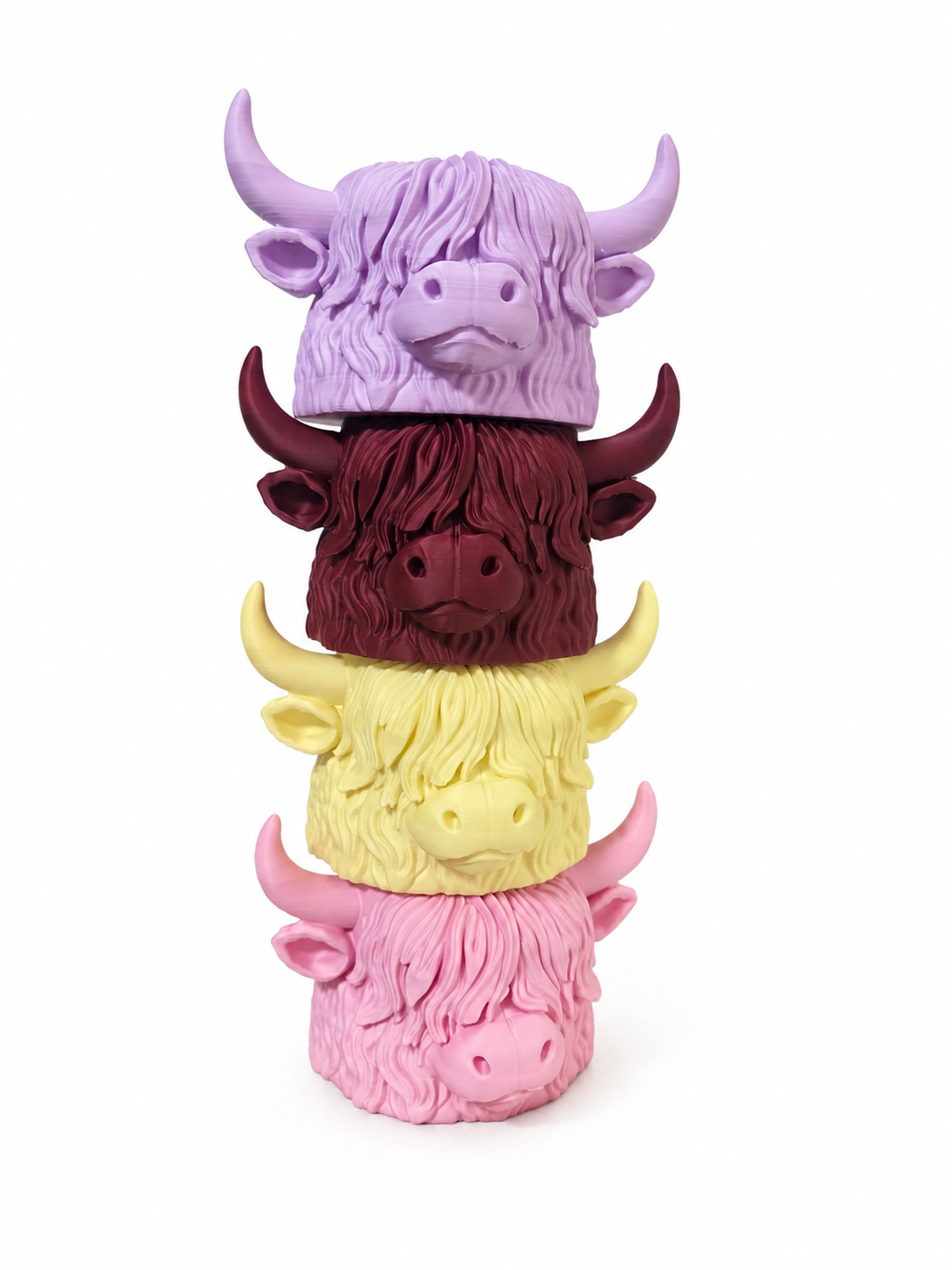 3D Printed Highland Cow Vase