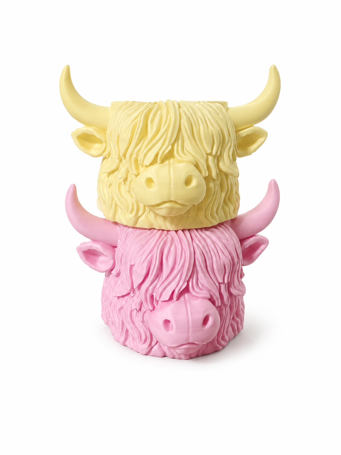 3D Printed Highland Cow Vase