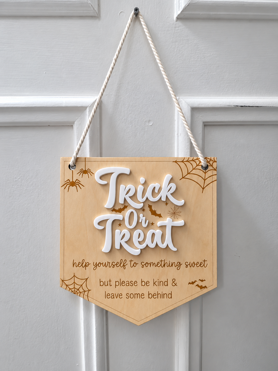 Trick or Treat – Please Help Yourself Halloween Sign