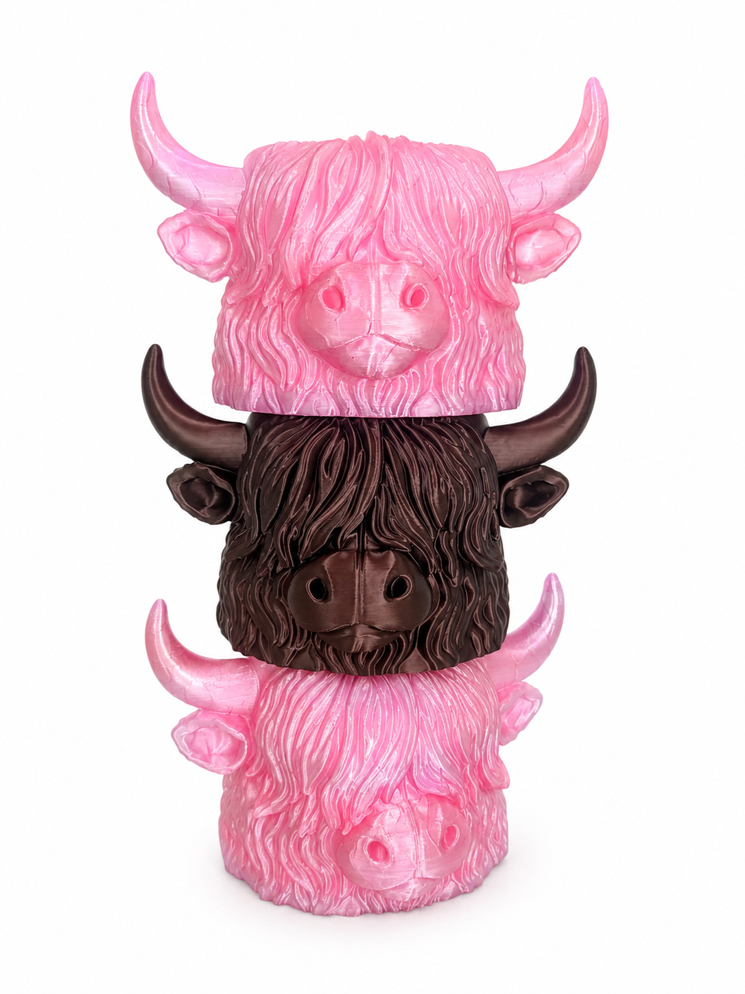 3D Printed Highland Cow Vase