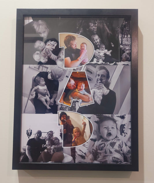 Father's day print - framed