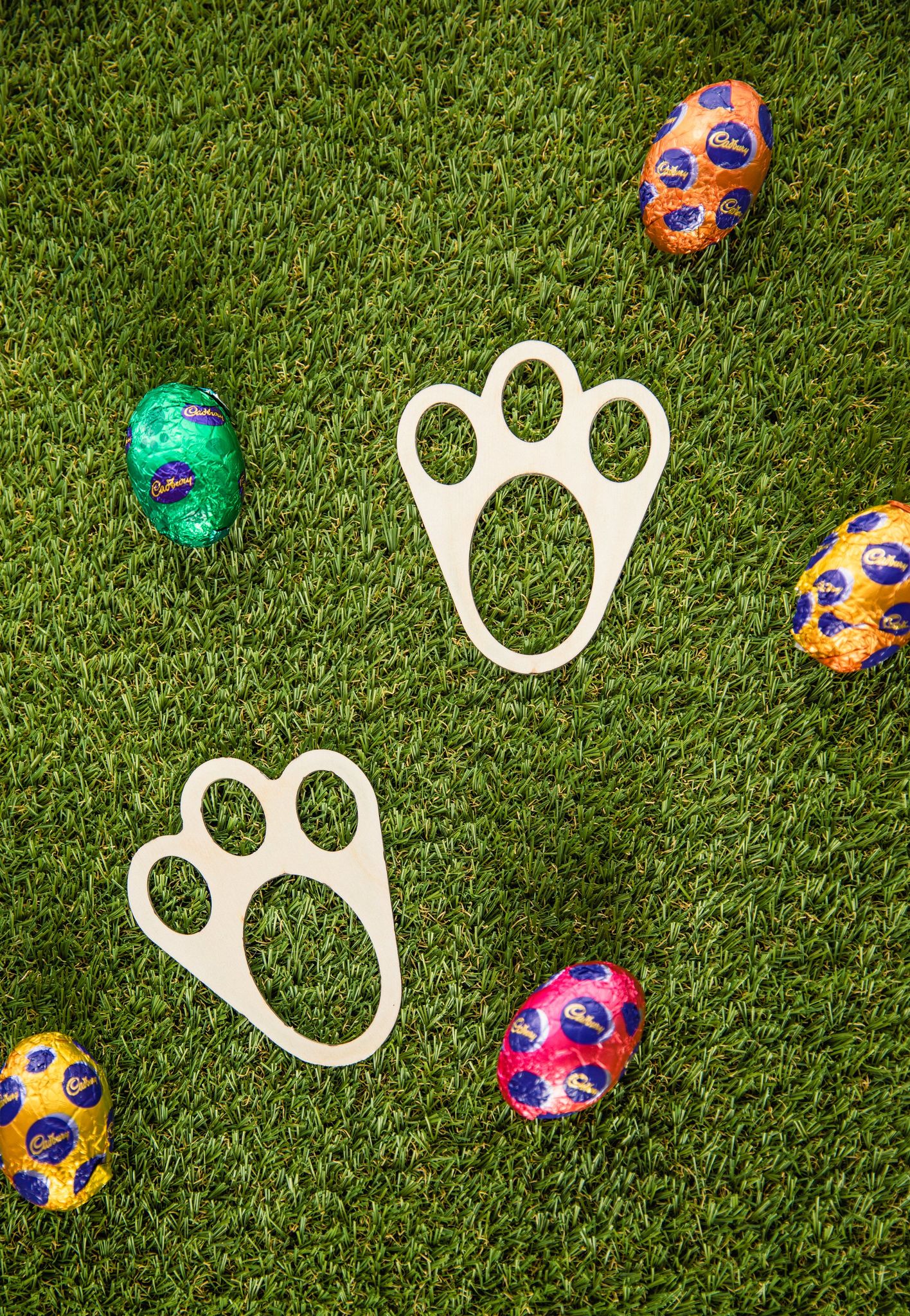 Easter Bunny Footprints